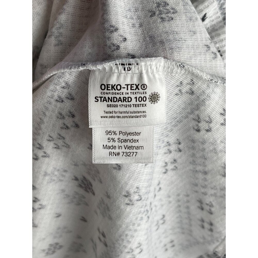 Sonoma Womens Size M 2-Piece Thermal Pajama Set With Reindeer & Snowflake Print - Picture 11 of 11